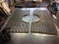 Приствольная решетка из нержавеющей стали